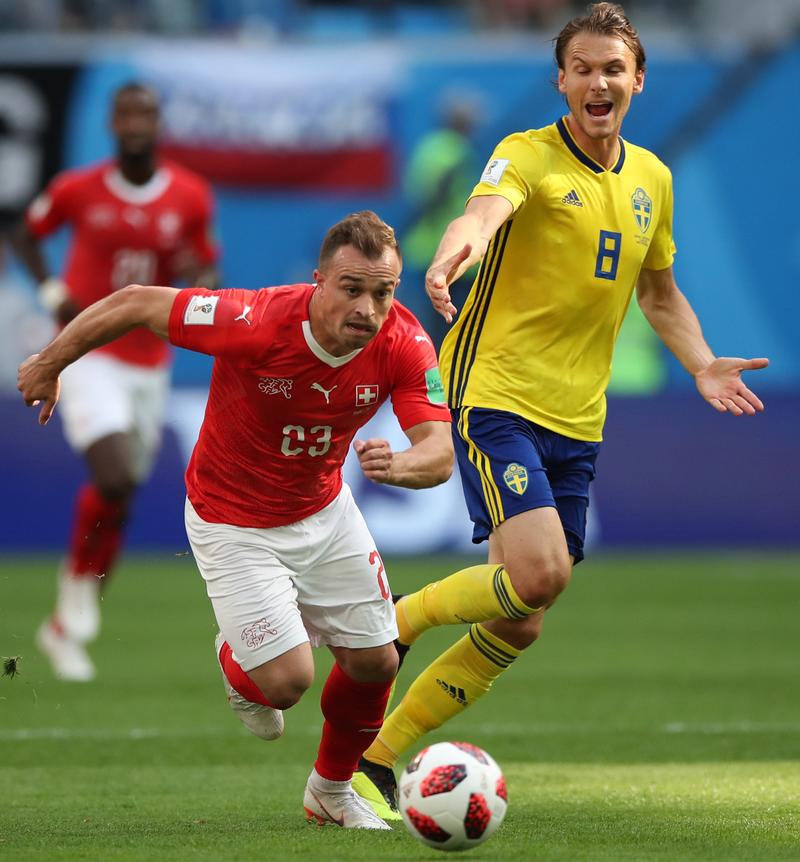 瑞典对瑞士足球